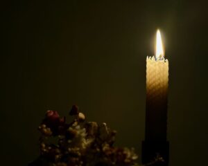 くるくるキャンドル点灯