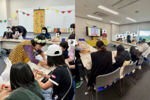 キャンドルワークショップの様子