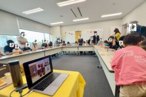 キャンドルワークショップの様子